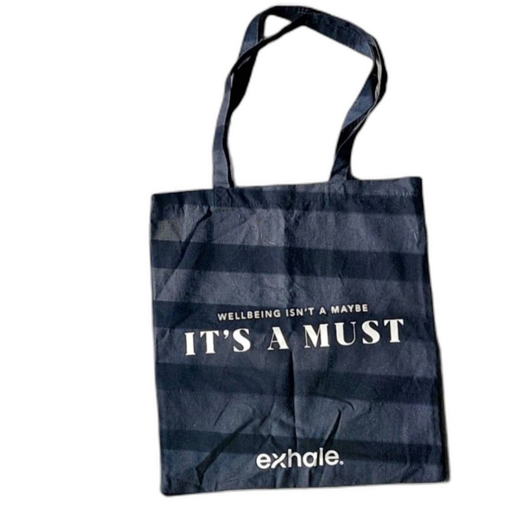 Exhale Reuseable Spa Tote Bag